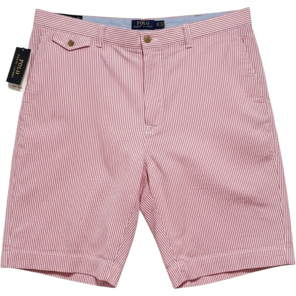 Polo Ralph Lauren Pink Seersucker Shorts 38T NWT Classic Fit Stretch Prep‎ Golf